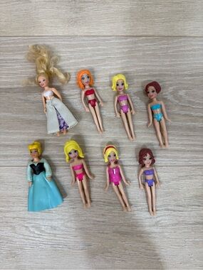 Polly Pocket Figure Doll Bundle Lot